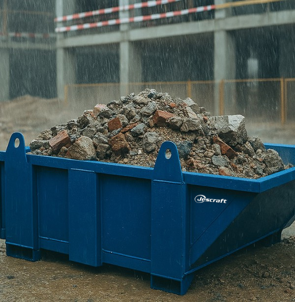 Jescraft skip on Jobsite