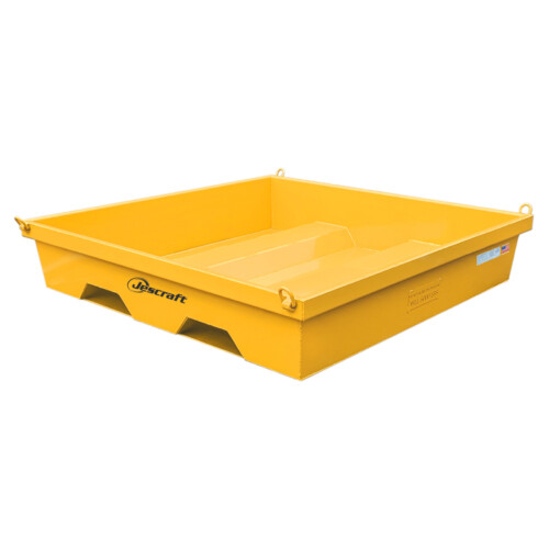 Stackable Concrete Washout Pan 72x72x14